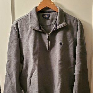 Brooks Brothers Cotton Half-Zip Sweater